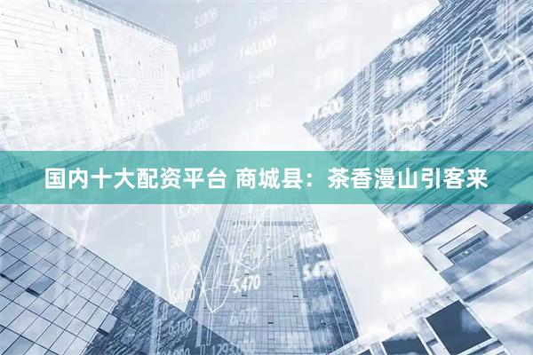 国内十大配资平台 商城县：茶香漫山引客来
